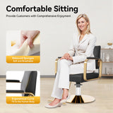 Stylist Chairs for Salon, Modern Salon Chair Adjustable Height , 360° Rotatable Barber Chair 200kg/440.92lbs for Barber Shops