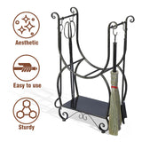 Indoor Fire Wood Log Rack for Fireplace Heavy Duty Firewood Pile Storage Racks