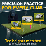5×4 Golf Hitting Mat NonSlip for Indoor and Outdoor Use