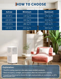 8,000~12,000 BTU Portable Air Conditioner 3-In-1 for Bedroom 150-250 Sq.Ft