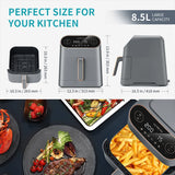 ULTREAN 8.5L Air Fryer Electric Hot fryer Oven Oilless Cooker with LCD Touch Control