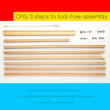 Wood Easel Stand for Display: Wooden Display Tripod Stand for Posters Pictures Paintings