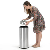 16 Gallon Heavy Duty Indoor Garbage Bin with Detachable Lid Large Commercial Waste Bin