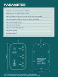 LDNIO Universal Power Strip Network Filter & Surge Protector, US Plug Socket