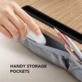 Portable Lap Laptop Desk with Pillow Cushion, Fits up to 15.6 inch Laptop