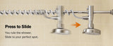 Tandem Shower Head For Couples, Dual Shower Head with Original Adjustable Slider, High Pressure