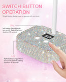 Wireless Nail Lamp LED UV Nail Dryer Rechargeable With Auto Sensor Touch Control Fast Drying Nail Light 360°