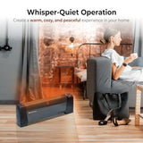 1500W Silent Portable Electric Space Heater w/ 2 Heat Settings and Safety T