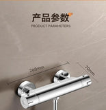 Thermostatic mixing valve, thermostatic device for hot and cold shower, automatic temperature control