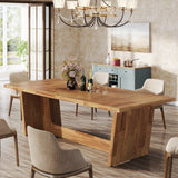 Tribesigns 70.87-Inch Large Dining Table: Wood Long Dining Room Table