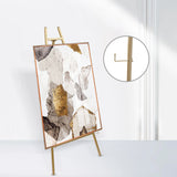 118CM Large Wood Tripod Gold Foldable Artist Easel Floor Stand