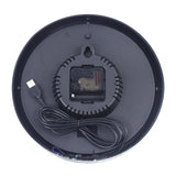 LED Indoor/Outdoor Wall Clock Remote Control, Night Lighting, 7 Colors Backlight