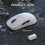 Attack Shark R6 Lightweight Wireless Gaming Mouse, PAW 3950Max Sensor Computer Mouse with Nordic 52480, 8KHz Polling