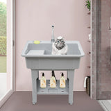 Multifunctional Laundry Sink: Durable PP Material, Easy Installation, Complete