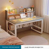 New Model Desk Bookshelf Integrated Student Writing Desk Simple Office Desk