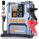 Car Jump Starter 26800mAh Power Bank Portable Air Compressor 12V Starting Device for Car Battery Emergency Starter