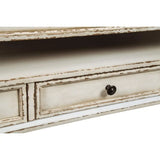Vintage Inspired Rectangular Lift Top Coffee Table w/ Storage, White&Brown