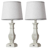 Dimmable Table Lamps Set of 2, Rustic Farmhouse Table Lamps for Bedroom
