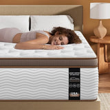 BedStory 14 Inch Firm Hybrid Mattress with Orthopedic Spinal Support