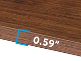 Tribesigns 6FT Conference Table, Rectangular Meeting Room Tables, Modern Industrial Seminar Table Boardroom Desk with Metal Legs