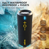 W-KING D320 40W Portable Speaker, IP67 Waterproof, APP Control, High-Quality Audio, TF/AUX, Dynamic Lights