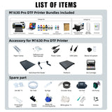 Lancelot A3 M1630 Pro DTF Printer Bundle – All-in-One Automatic T-Shirt Printing
