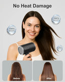 Hair Dryer 1800W with Diffuser for Curly Hair, Plasma Ionic for Frizz Control, Foldable