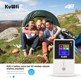 KuWfi CAT4 4G Mobile Router 2.4GHz Wireless Wi-Fi Router Mini Portable 4G Modem WiFi Hotspot