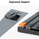 84-Key Slim Wireless/Wired Mechanical Keyboard with LED Backlight