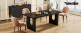 Tribesigns Modern Dining Table for 6 to 8 People, 71" Large Kitchen Dining Table