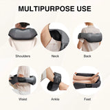 Nekteck Shiatsu  Electric Neck and Back Massager with Soothing Heat