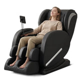 Zero Gravity Massage Recliner w/Air Pressure, 8 Fixed Points Massage Rollers