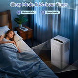 Portable 10000 BTU Remote AC w/Dehumidifier Fan, Cool Up to 560 Sq. Ft