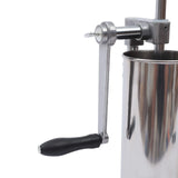 Hand-crank Sausage Stuffer Filling Machine| 6 Lbs Stainless Steel Sausage Maker