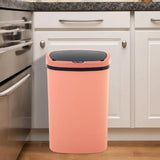 13 Gallon Tall Kitchen Garbage Can Touch-Free Motion Sensor High-Capacity Kitchen Trash Can Waterproof Office Trash Can