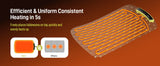 Electric Warming Tray with 8 Tem Setting Food Warmer