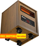 DR-123 Indoor Portable Space Heater with Remote Control for Mobility, Pro