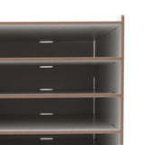 Wooden Paper Mail Tray SorterWith Rubber Rings ,Office Desktop File LiteratureOrganiser,Classroom