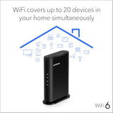 WiFi 6 Router 4-Stream R6700AX Router Only, AX1800 Wireless Speed