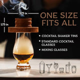 Cocktail Smoker Kit and Torch with Cherry, Hickory, Maple, and Oak Wood Chips - Cocktail Smoker Kit & Chips for Old Fashioned Co