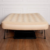 Simpli Comfy Bed Queen SelfInflating Air Mattress with Builtin Frame, Pump