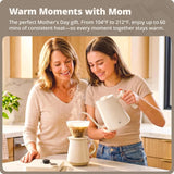 Electric Gooseneck Kettle, 1200W Stainless Steel Precision Temperature Control, Fast Boil