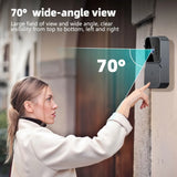 Smart Video Doorbell, 4.3-Inch Display for 2-Channel Audio Intercom