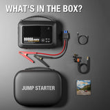 8000A Professional Heavy Duty Car Jump Starter With Air Pump Powerful Car 12V Car Battery Starter Booster Starting Device