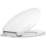 Elongated Toilet Seat with Quick-Release And Quick-Attach Plastic Toilet Seat with Soft Close