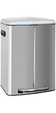 BestOffice | 13 Gallon Trash Can with Lid | Automatic Touchless Garbage Can