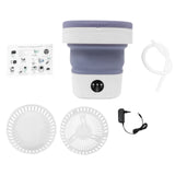 12L Portable Washing Machine, 3 Cleaning Modes Foldable Washing Machine, Travel Mini