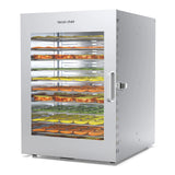 Lecon Chef Food Dehydrator Machine, 12 Stainless Steel Trays Food-Dryer 24H Timer
