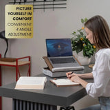 Desk for Laptop Laptop Tray with Cushion, Portable Lap Desk for Lap, Adjustable Lapdesk