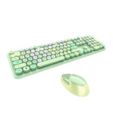 Mofii Sweet Keyboard Mouse Combo Mixed Color 2.4G Wireless Keyboard Mouse Set